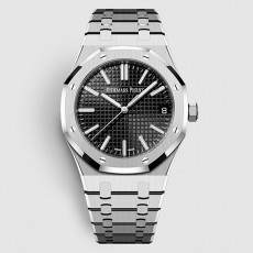 오데마피게 로얄오크 셀프와인딩 41mm 블랙 다이얼 오토매틱 메탈 시계